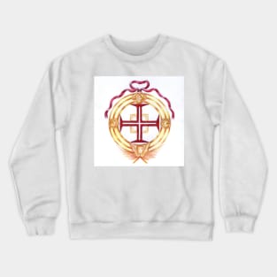 Templar cross. Cruz de Cristo. Charola. Tomar.Portugal Crewneck Sweatshirt